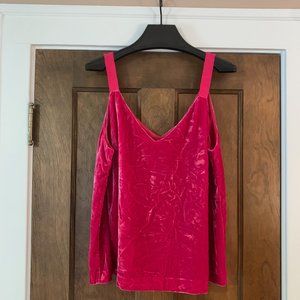 J. Crew Velvet Pink Tank